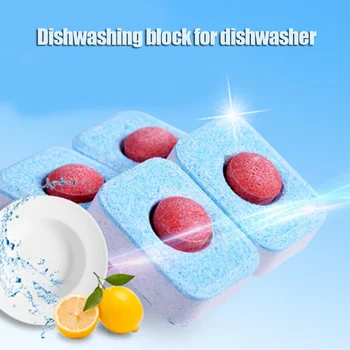 

30pcs Dishwashing Tablet Dishwasher Detergent Dishes Tabs Cleaning Dishes for Home Kitchen JS22