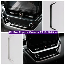 

Navigation Strip Middle Air Vent AC Decoration Cover Trim For Toyota Corolla E210 2019 - 2021 Matte / Carbon Fiber Accessories