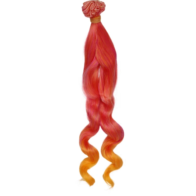 Aidolla 15*100CM BJD Wig Accessories For Dolls Doll Hair for 1/3 1/4 1/6 High-Temperature Wire Curly BJD Wigs Kid's Gift Toy HTY8DTHTY2D