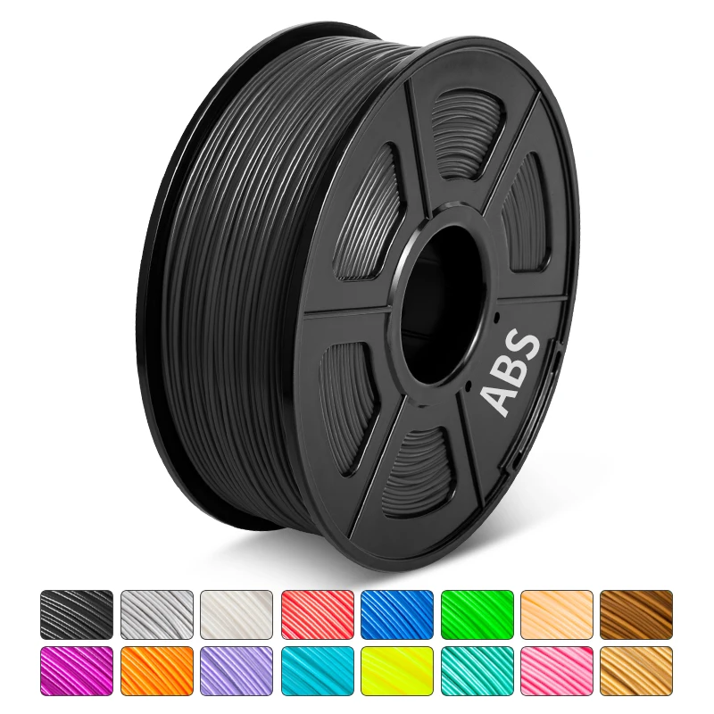 ABS  3D Printer Filament 1KG 1.75MM Children Creative Model Material Non Toxic Tolerance +/-0.02 Electroplating BELIVEER filament polycarbonate 3D Printing Materials