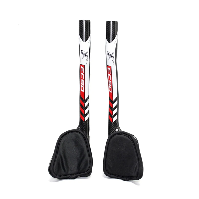 

1 pair Handlebars MTB Road Bike bicycle TT Carbon fiber Rest Ultra light