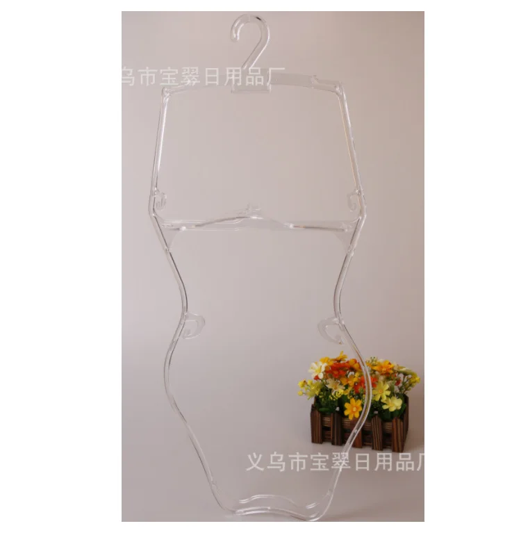 

New Longhua Plastic Swimsuit Hanger Multi-functional Adult Clothes Hanger Bathing Suit Shop Clothing Store Display Clothes Hange