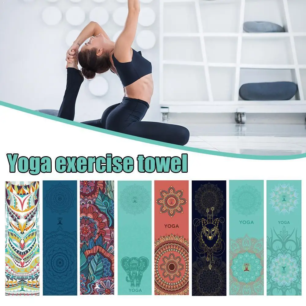 LEUS Toalla Ecológica De Yoga – Toalla De Microfibra Reciclada Antideslizante De Secado Rápido Para Yoga Caliente, Pilates Y Fitness, Terracota, 68 X 24 Pulgadas