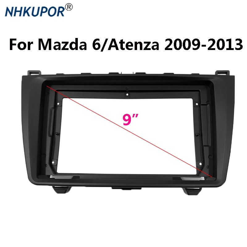 Автомобильный радиоприемник комплект отделки для Mazda 6/Atenza 2009-2013 двойной 2 Din 9