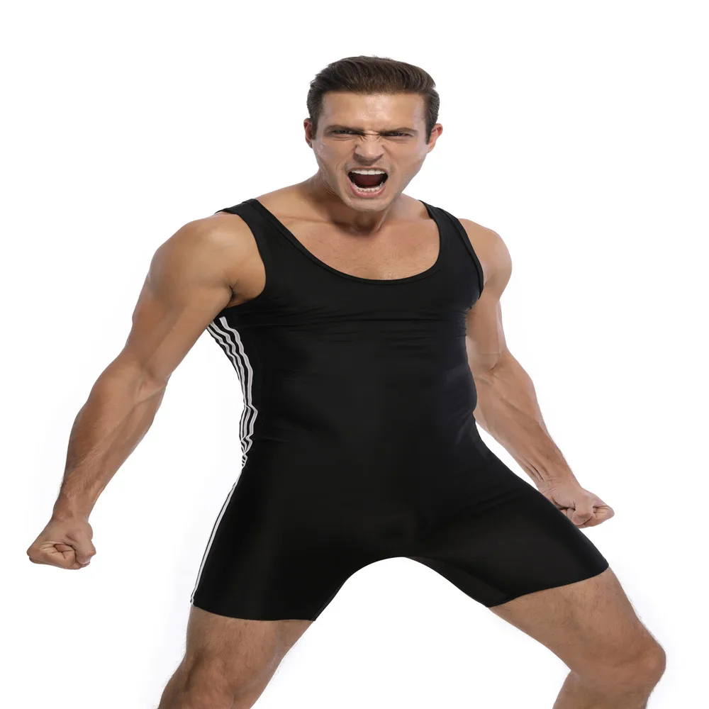 Men's Swimsuits Sexy One-piece Exercise And fitness Swimming Trunks Super Elastic Drying Water Sports Bikini