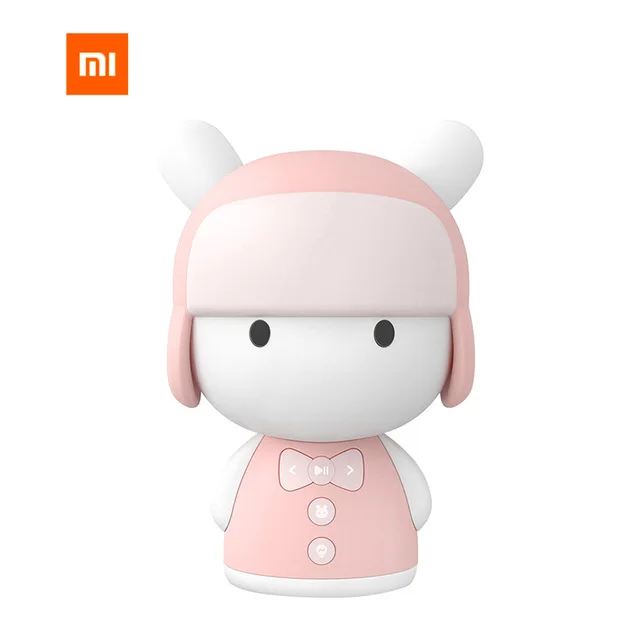 Xiaomi Mitu робот умный Сказочник Мини Bluetooth динамик детский помощник для сна обучающая игрушка для детей подарок на день рождения - Цвет: Pink