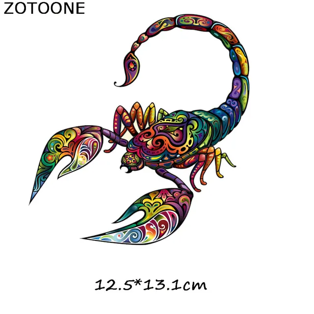 ZOTOONE Cartoon animal patch paste heat transfer vinyl owl elephant butterfly costume DIY micro chapter hot press patch sticker 408