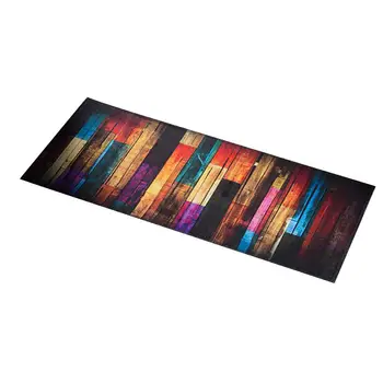 

1PC Pattern Bathmat Non Slip Bath Floor Mat Rugs Bathroom Kitchen Water Absorbing Carpet 40x100cm (Colorful Wood)