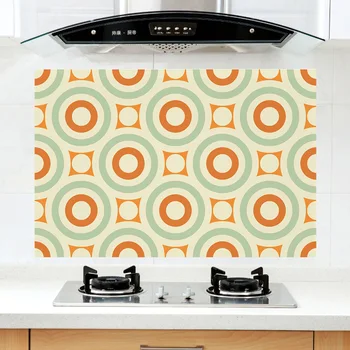 

1Pc 60x90cm Waterproof Vinyl Wall Sticker Tiled Kitchen Bathroom Wall Art Decals Creative Pattern Home Decoration Oilproof PVC