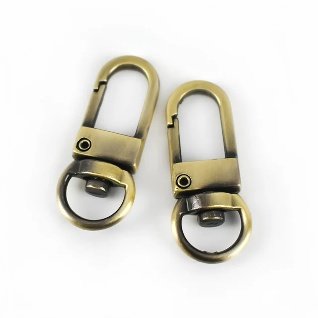 10/30pcs Metal Bag Buckle Dog Collar Buckles Handbag Strap Chain Clasps Lobster Swivel Snap Hook Buckle Hardware Leather Carfts Brass