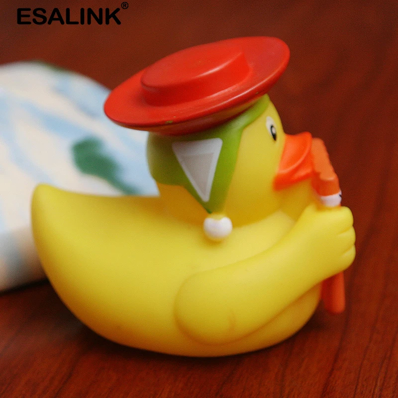 ESALINK Детские Игрушки для ванны Виниловые игра в маленькую желтую утку детей