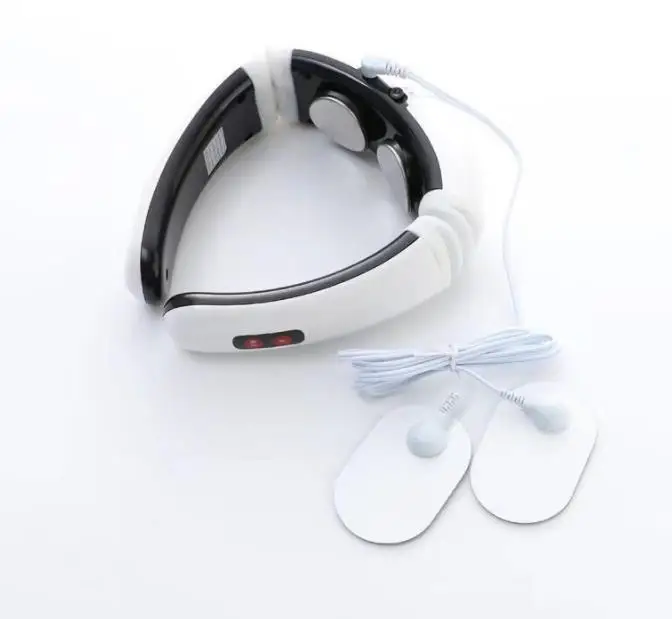 Electric Impulse Back and Neck Massager Far Infrared Heating Pain Relief Health Care Relaxation Tool Smart Cervical Massager