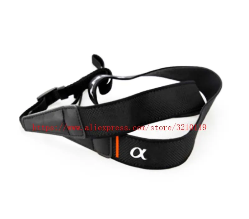 Новый оригинальный черный шейный ремешок для Sony ILCE-6000 ILCE-6100 ILCE-6300 ILCE-6400 ILCE-6500 ILCE-6600