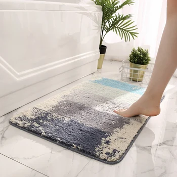 

Bathroom Carpet Floor Rug For Bedroom Gray Soft Skin Nordic Carpet Designer Mat Geometric Modern Home Decoration African Decor