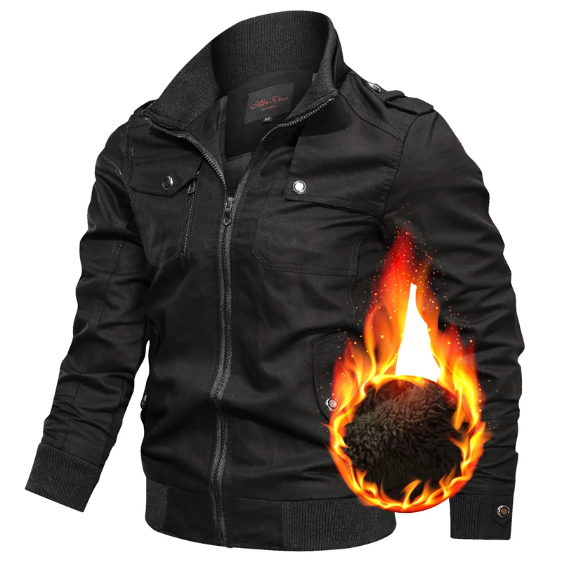 MANTLCONX, зимние мужские куртки в стиле милитари, повседневная мужская верхняя одежда, флисовая Толстая теплая ветровка, мужская теплая куртка