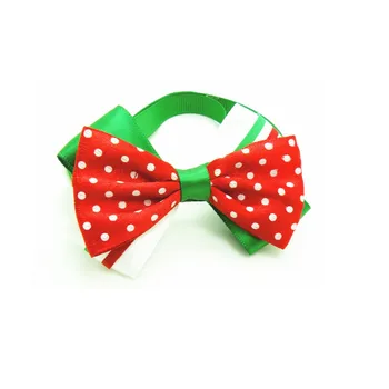 

50PC/Lot Polks Dots Dog Neckties Christmas Pet Dog Bow Ties Holiday Dog Grooming Accessories