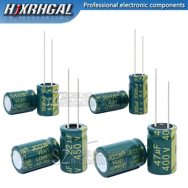 10V 16V 25V 35V 50V 400V High Frequency Low ESR Aluminum electrolytic Capacitor 100UF 220UF 330UF 470UF 680UF 1000UF 1500UF electrolytic capacitor,aluminum capacitor,aluminum electrolytic capacitor