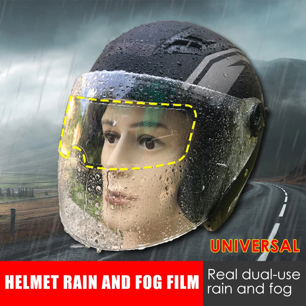 Motorcycle Helmet Fog Films Waterproof 