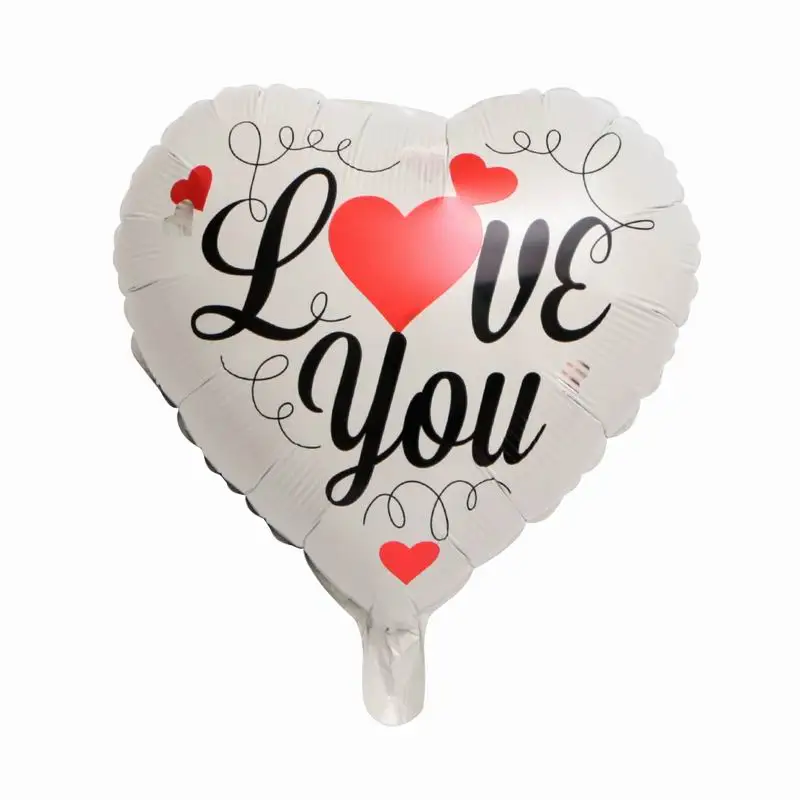 19 10 шт., 18 дюймов, воздушные шары с надписью I Love You Heart, надувные гелиевые шары из фольги, украшения для свадьбы, дня рождения, вечеринки, товары для Дня Святого Валентина - Цвет: 19