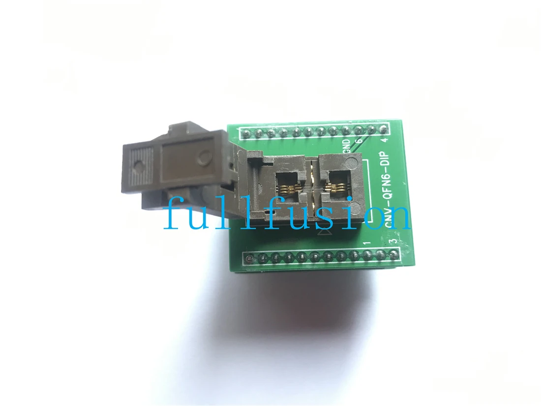 DFN6 к DIP программированию адаптер DFN6Pin 0 5 мм Шаг IC Размер корпуса 2x5мм QFN6 запись в