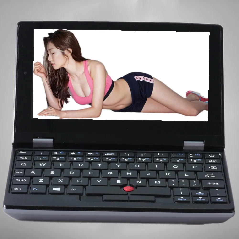 2025 Portable Mini Notebook Laptop Micro Computer 7 Inch Touch Screen Intel N4000 12GB+512GB IPS Netbook Win 10 Pro PC 2.0MP CAM 5