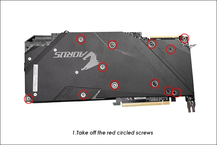 Для Gigabyte RTX 2080TI AORUS XTREME 11G GPU водяного охлаждения радиатора курган синхронная материнская плата, BS-GIX2080T-PA