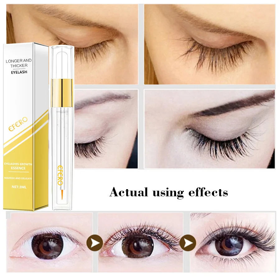 Natural Eyelash Growth Serum Liquid Eyebrows Grow Eyelashes Enhancer Longer Thicker Eye Lash Extension Makeup Cosmetics Eye Care
