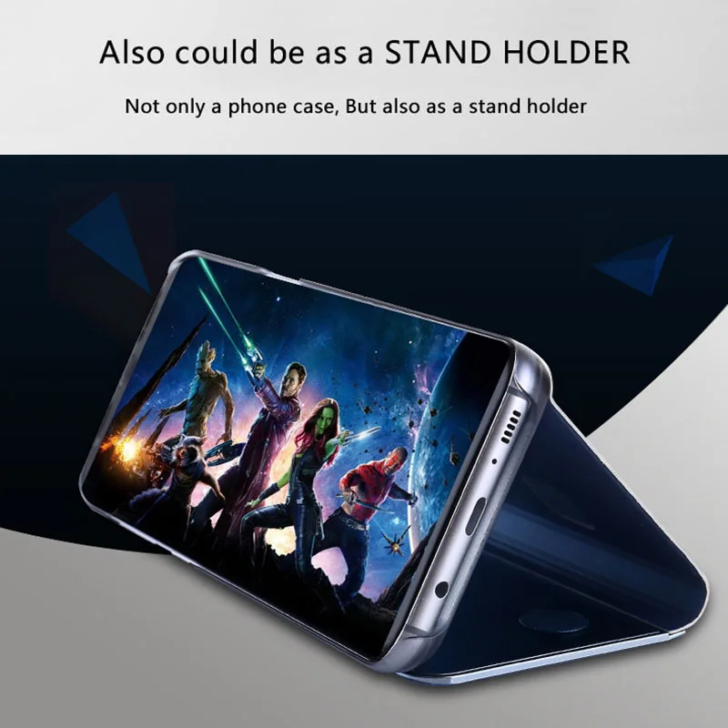 Зеркальный умный чехол для Huawei Nova 3 3E 3i 2i 4 4E P10 P20 P30 Y5 Y6 Y7 Y9 Prime 2018 2019 Honor 8X 8S 8A 8C 8 Lite 7A 7C