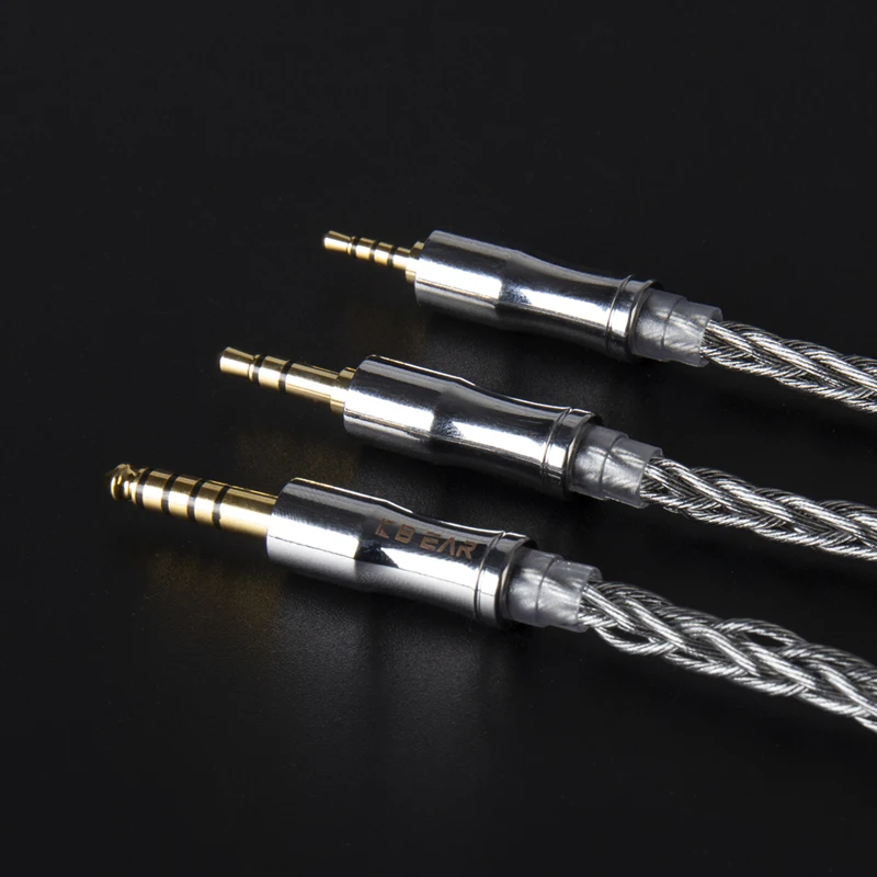 Núcleo de Grafeno Kbear Largo Único Cristal Cobre Chapeado Atualizar Cabo Fone Ouvido Mmcx - 2pin Fones Uso Conector Tri i3 i4 8 - Image 3