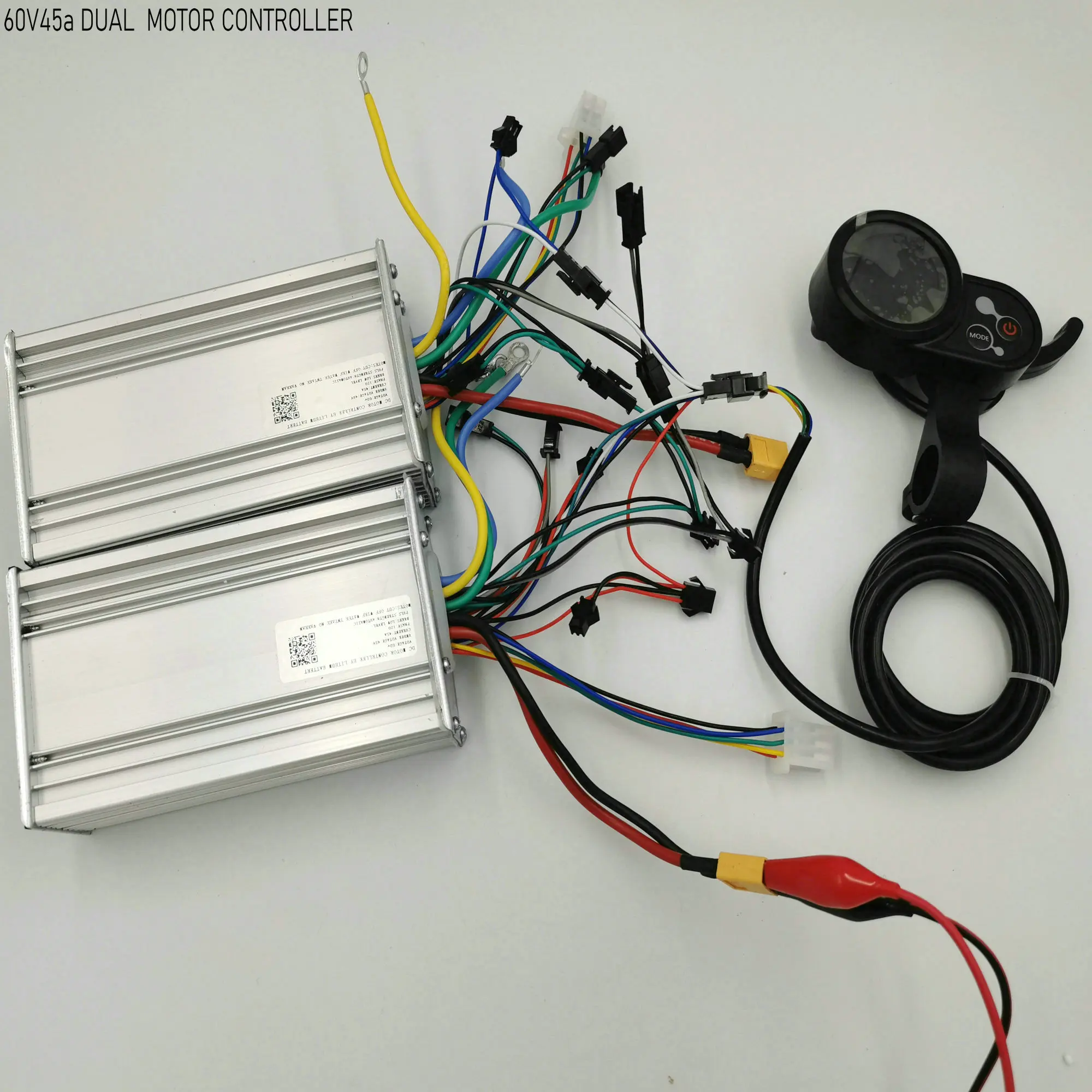 1 * ЖК дисплей с переключателем передач + 2 контроллера 60v45A 12 МОП транзисторов для