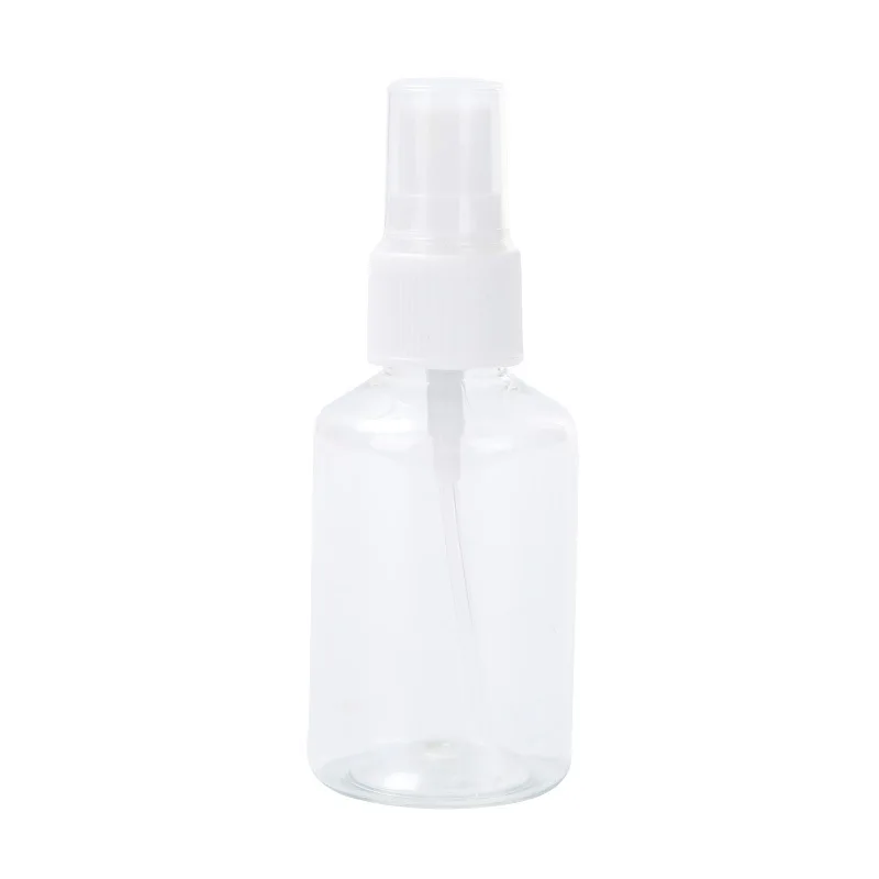 

Empty Clear Plastic Bottle 50/80/100ml Cosmetic Container 10 Pieces Alcohol Disinfection spray bottle