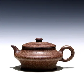 

well joy pot 】 yixing undressed ore recommended gulong kiln high comfort to burn pot of virtual flat 190 cc seven holes