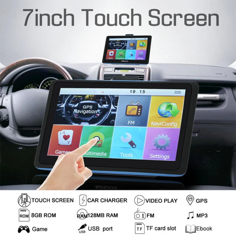  Vehemo 8GB Lkw Navigator GPS Navigator FM Radio Video für Automobil Auto GPS Navigation Smart E-Boo
