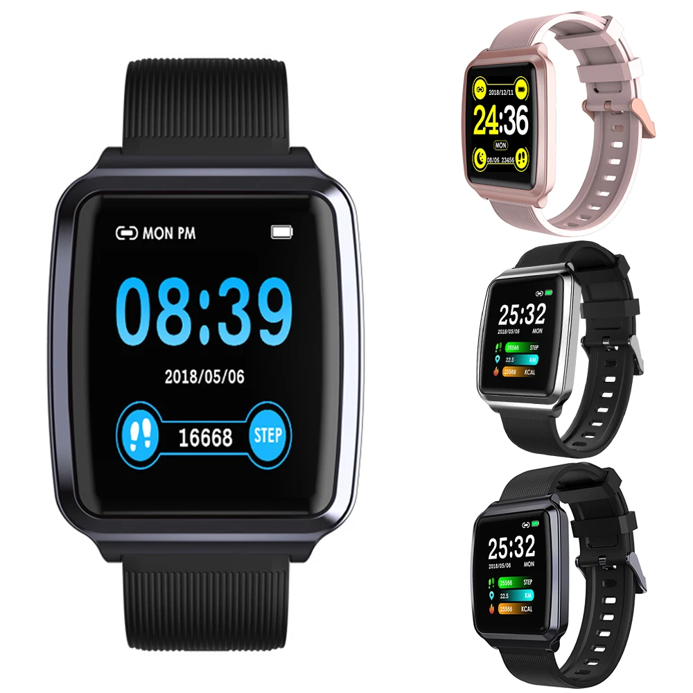 KY116 Kleur Full Touch Screen Smart Armband Fitness Tracker IP68 Waterdicht Hartslag Bloeddruk Monitoring Sport Watches| - AliExpress