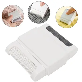 

Household Double Head Hair Ball Trimmer Portable Carpet Clothes Lint Fuzz Remover White