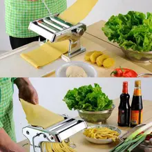 Из нержавеющей стали ручная машина для приготовления макаронных изделий, Овощная машина для производства лапши