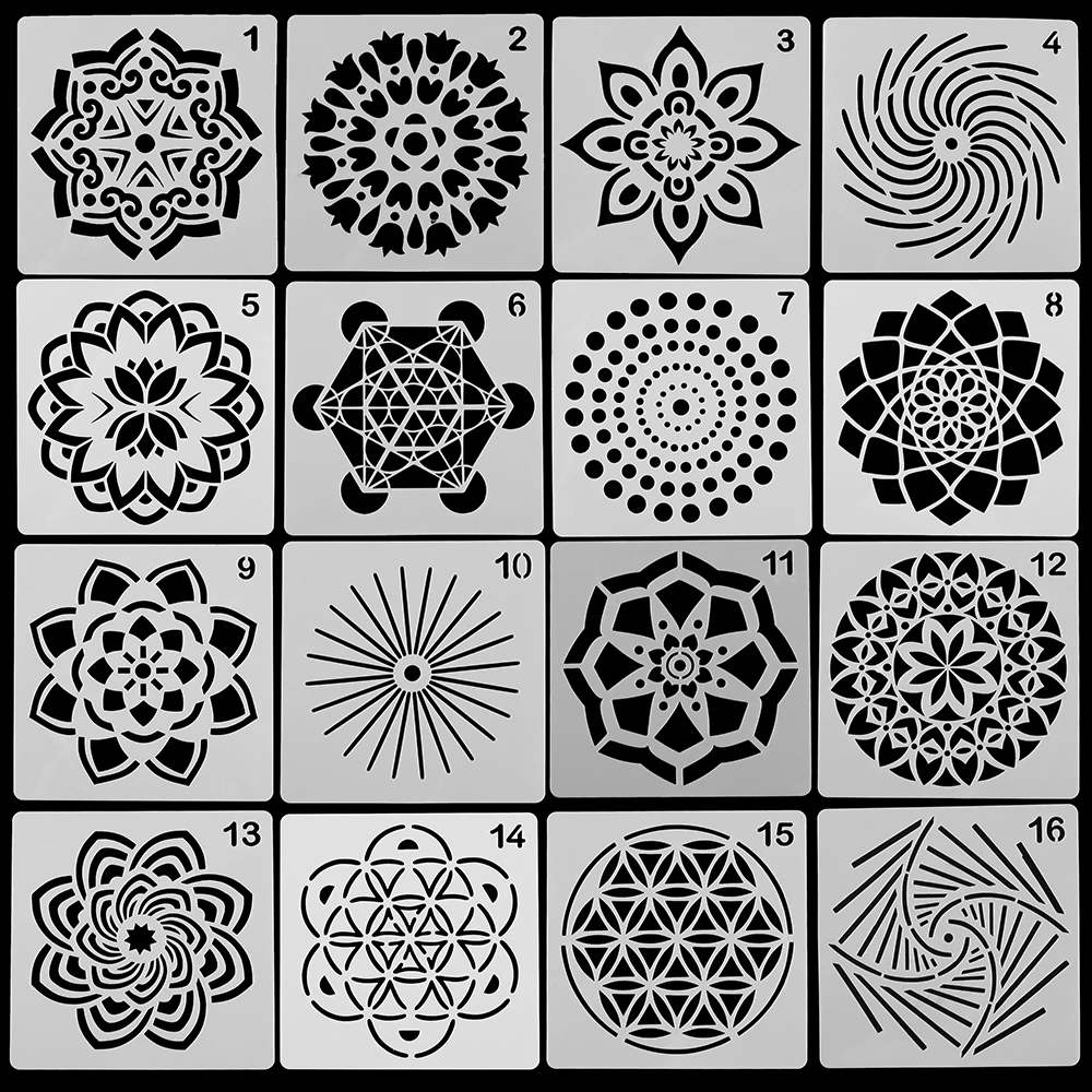 1Pc DIY Craft Layering Stencils Template For Walls Painting Scrapbooking Stamp
