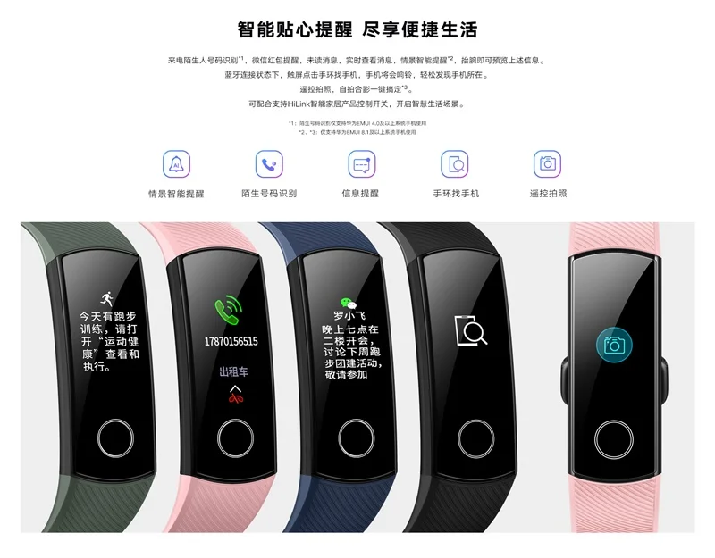 huawei Honor Smartband 5 CRS-B19S браслет Цветной Amoled сенсорный дисплей для плавания осанки обнаружения пульса сна оснастки