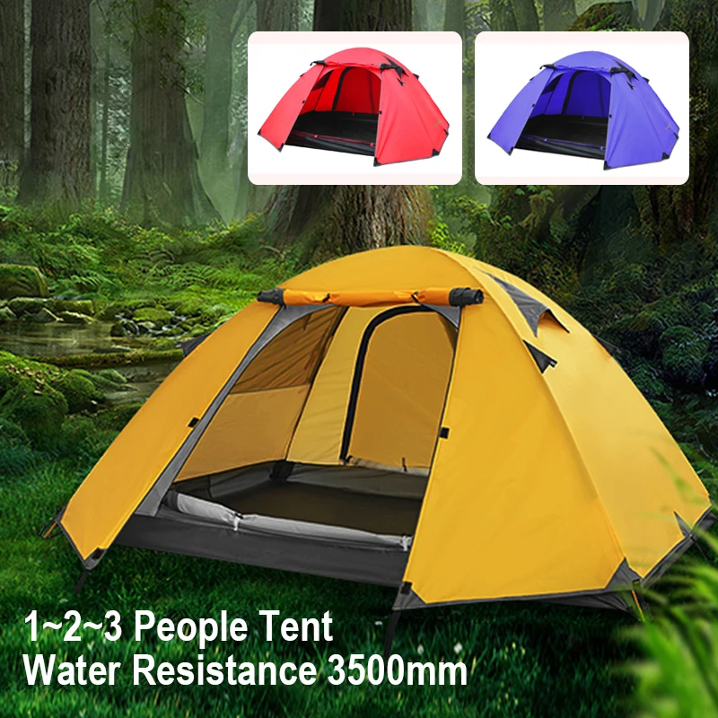 Уличный ультра светильник палатка для кемпинга 1 2 3 человека водонепроницаемая