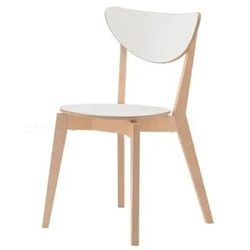 

Nordic Wood Eat Chair Of Contemporary And Contracted Coffee To Discuss Chair Computer Chair Dining Chair