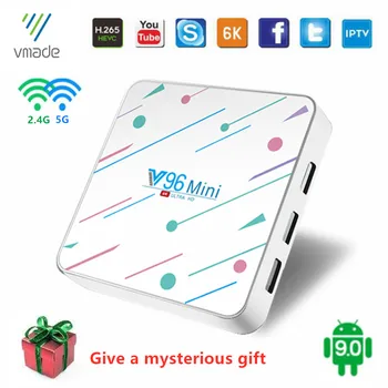 

TV Box Android 9.0 Support YouTube netflix account 2.4G&5G WIFI Allwinner H6 smart tv box 6K 4G 128G Media player google tv box