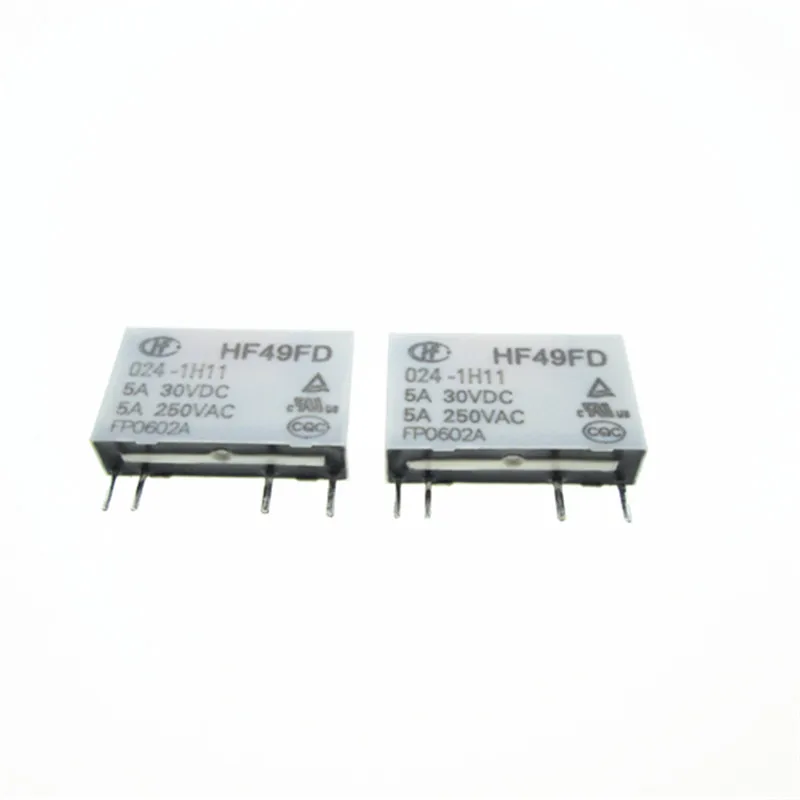 Новое реле 24 В постоянного тока Φ HF49F 024 1H1 HF49FD 1h11 1H11 5 А 250 DIP4|relay 24vdc|24vdc relayrelay 24v |