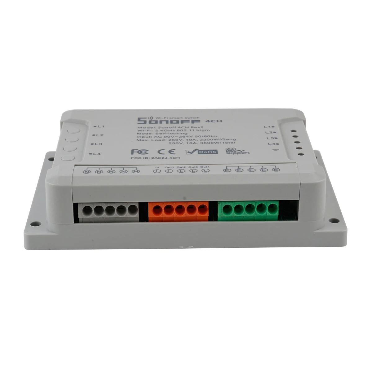  Sonoff 4CH R2 Wireless Multi-channel WIFI Switch Independent Remote Control Smart House Home Automa - 4000109015274