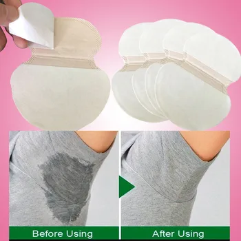

50PC Underarm Pads Armpit Sweat Pads Underarm Summer Disposable Absorbing Anti Perspiration Deodorant Unisex Shield#0710LJC