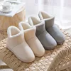 Women Winter Slippers Warm Plush Slip-on Couples Home Floor Shoes Anti-slip Comfortable Flats Female Warm Faux Fur Slippers ► Photo 3/6