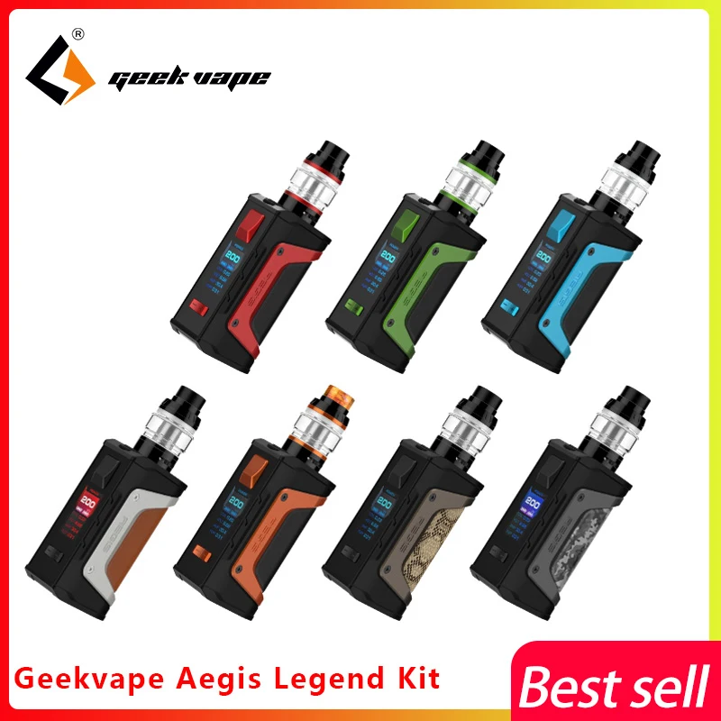 Geekvape Aegis Legend Kit powered by dual 18650 batteries 200w Powerful
