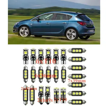 

Car Interior Led Light Kit For Opel astra h astra j astra g mokka insignia vectra c error free t10 31mm 36mm 39mm 42mm