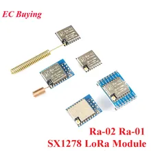 Sx1278 lora módulo Ra-01Ra-02 lora spread spectrum módulo de transmissão sem fio 433 mhz/spi dip tradutor Ra-01 Ra-02 para casa inteligente
