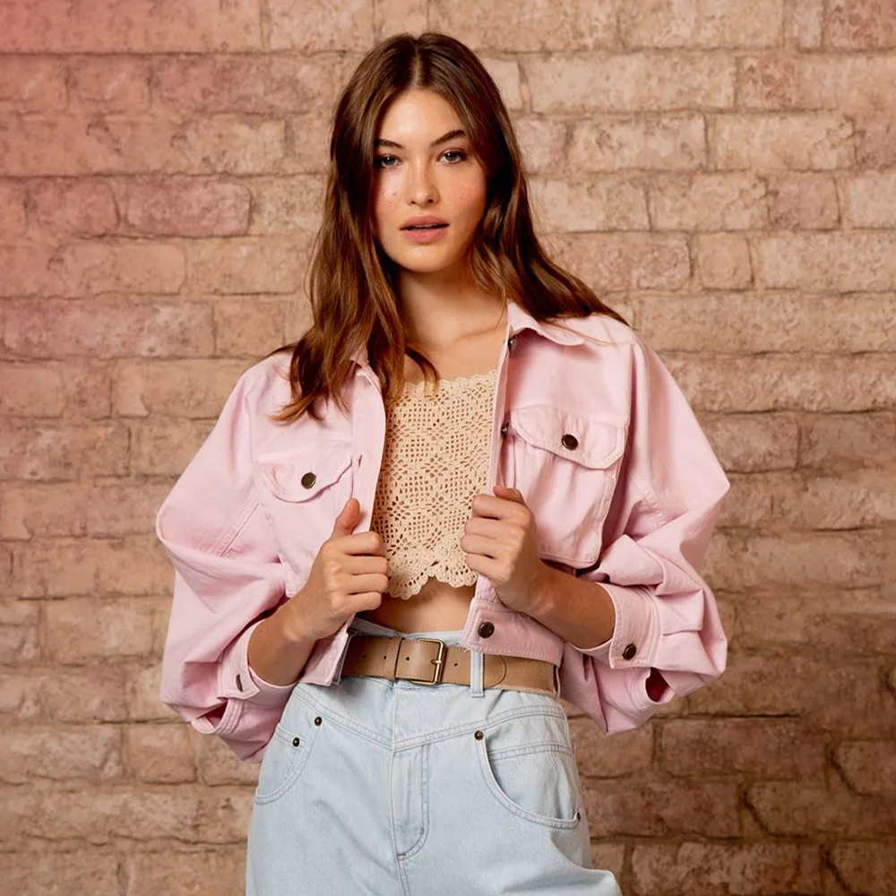 Модная куртка и пальто для женщин 2019 Осенняя короткая ярких цветов Chaqueta Mujer Casaco