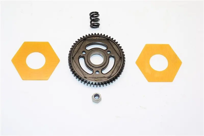 Сталь#45 Spur gear(57 T/55 T/56 T) GPM SSCX2057T для гонки по оси 1/10 RC автомобиль SMT10 AX90055 AX90057